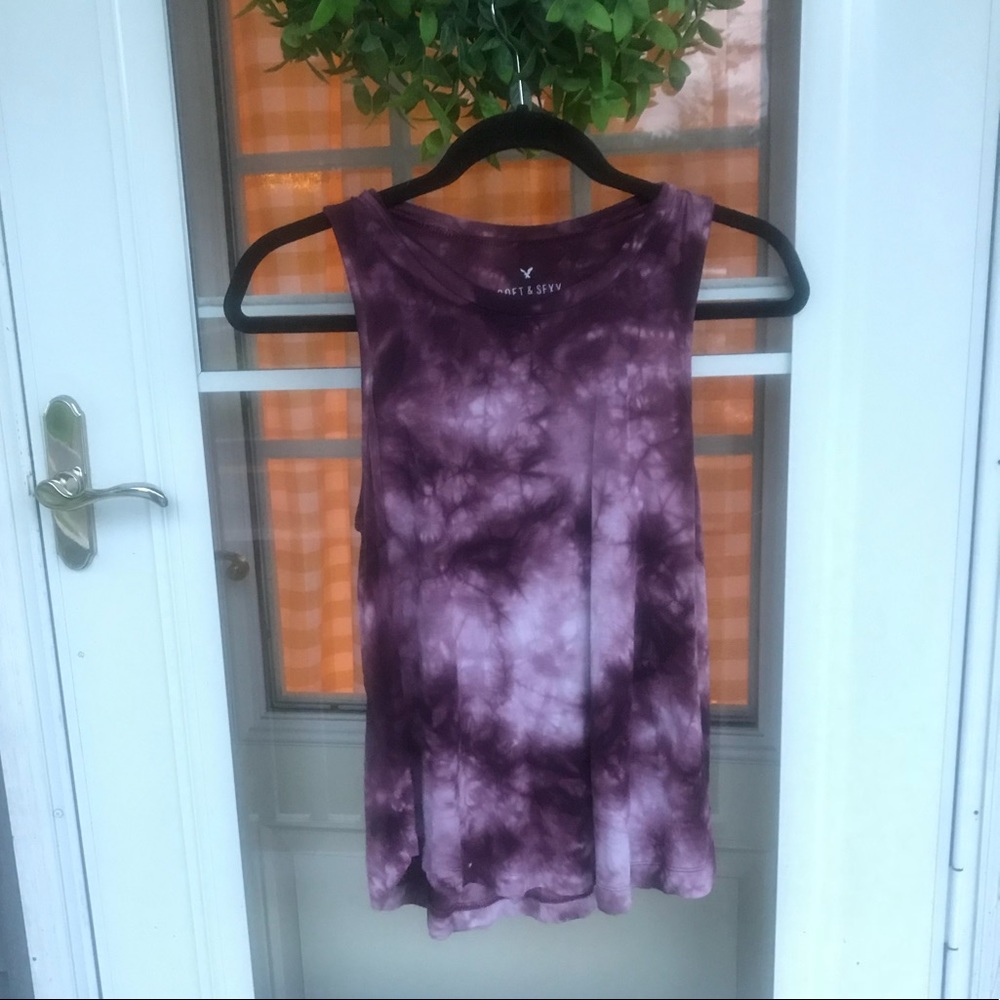 American Eagle super soft tie dye tank